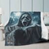 Ghostface Soft Polyester Premium Fleece Blanket - Image 2