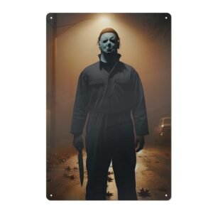 Micheal Myers Iron Sheet Wall Modern Artwork for Home Decor